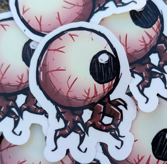 Melting Eyeball Sticker | Don't Starve | Terraria | Water Bottle | Laptop | Waterproof | Cute