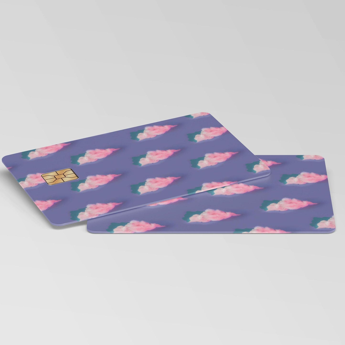 Vaporwave Clouds Credit Card Skin, Sticker | 90s 80s Retro Anime Slap | Vaporwave Cloud | Cute Cloud Sticker