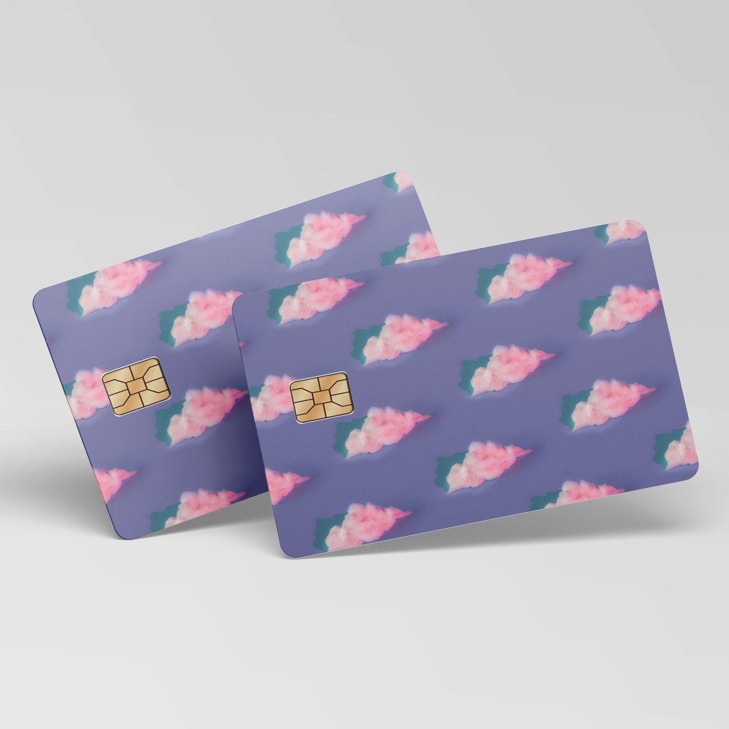 Vaporwave Clouds Credit Card Skin, Sticker | 90s 80s Retro Anime Slap | Vaporwave Cloud | Cute Cloud Sticker